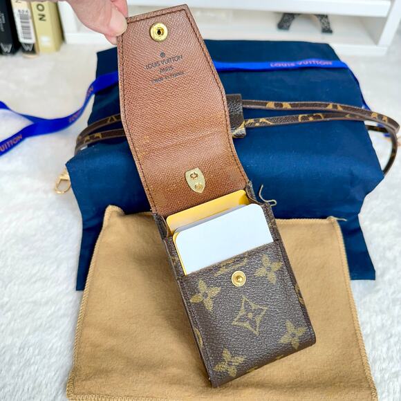 Louis Vuitton Card Case Key Fob holder lanyard w/ handmade lanyard CUSTOM - Picture 14 of 16